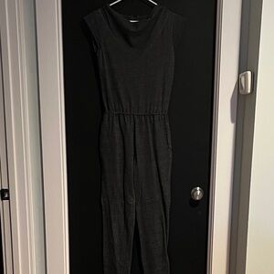TUCKER for Target Grey/Black Heathered Cotton Jumpsuit